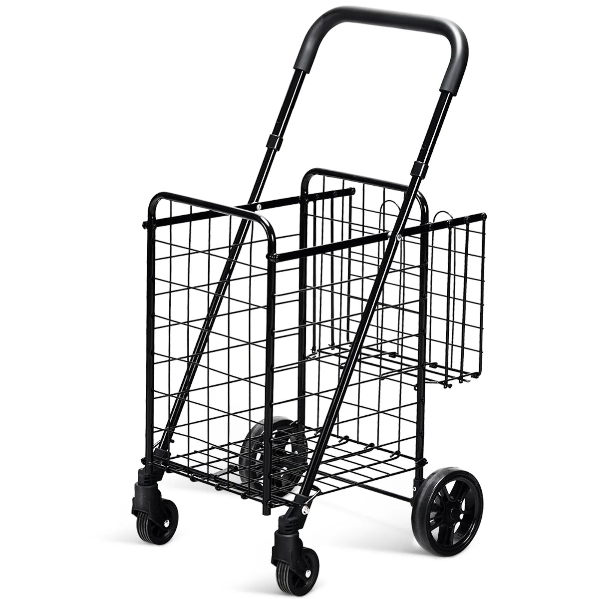 Adjustable Height Shopping Trolley